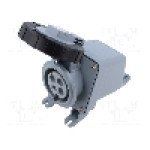 Conector alimentare AC, IEC 60309, IP69K, 30A, 500V AC, 4 pini, AMPHENOL - 2CMA167181R1000