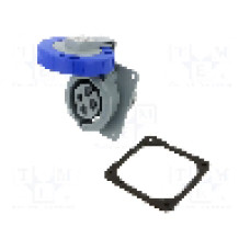 Conector alimentare AC, IEC 60309, IP69K, 32A, 250V AC, 4 pini, AMPHENOL - 2CMA166968R1000