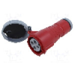 Conector alimentare AC, IEC 60309, IP69K, 32A, 415V, 415V AC, 4 pini, AMPHENOL - 2CMA166604R1000