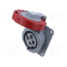 Conector alimentare AC, IEC 60309, IP69K, 32A, 415V AC, 4 pini, AMPHENOL - 2CMA166964R1000