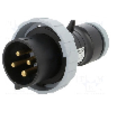 Conector alimentare AC, IEC 60309, IP69K, 32A, 500V AC, 4 pini, AMPHENOL - 2CMA166506R1000