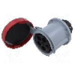 Conector alimentare AC, IEC 60309, IP69K, 63A, 415V, 5 pini, AMPHENOL - 2CMA167396R1000