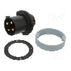 Conector alimentare AC, IEC 60309, IP69K, 63A, 500V AC, 4 pini, AMPHENOL - 2CMA168110R1000