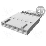 Conector cablu - cablu/PCB, 6 pini, mama, MOLEX - 14-56-2062 Conector cablu - cablu/PCB, 6 pini, mama, MOLEX - 14-56-2062