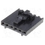 Conector cablu - cablu/PCB, 6 pini, mama, MOLEX - 70066-0180