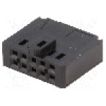 Conector cablu-placa, 10 pini, mama, TE Connectivity - 102387-1