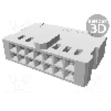 Conector cablu-placa, 14 pini, mama, TE Connectivity - 102387-2