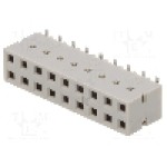 Conector cablu-placa, 18 pini, mama, AMPHENOL - 89898-309ALF