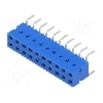 Conector cablu-placa, 20 pini, mama, AMPHENOL - 71991-810LF Conector cablu-placa, 20 pini, mama, AMPHENOL - 71991-810LF