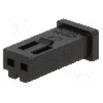 Conector cablu-placa, 2 pini, mama, TE Connectivity - 280358