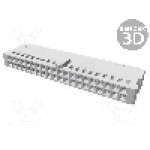 Conector cablu-placa, 40 pini, mama, TE Connectivity - 102387-9