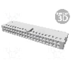 Conector cablu-placa, 40 pini, mama, TE Connectivity - 102387-9