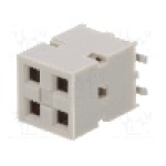 Conector cablu-placa, 4 pini, mama, AMPHENOL - 89898-302ALF