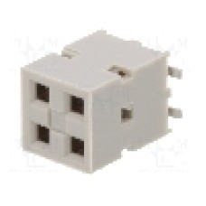 Conector cablu-placa, 4 pini, mama, AMPHENOL - 89898-302ALF