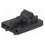 Conector cablu-placa, 4 pini, mama, TE Connectivity - 104257-3