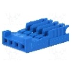 Conector cablu-placa, 4 pini, mama, TE Connectivity - 281786-4