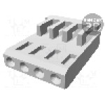 Conector cablu-placa, 4 pini, mama, TE Connectivity - 926475-4