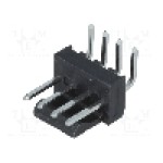 Conector cablu-placa, 4 pini, tata, MOLEX - 171857-0004