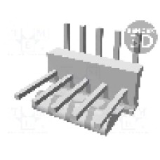 Conector cablu-placa, 5 pini, tata, TE Connectivity - 640457-5