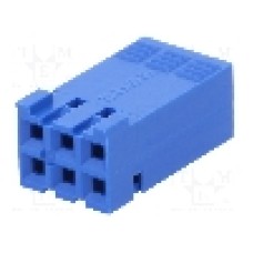 Conector cablu-placa, 6 pini, mama, AMPHENOL - 65239-003LF