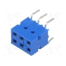 Conector cablu-placa, 6 pini, mama, AMPHENOL - 71991-803LF