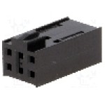 Conector cablu-placa, 6 pini, mama, MOLEX - 90142-0006