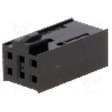 Conector cablu-placa, 6 pini, mama, MOLEX - 90142-0006