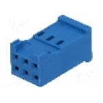 Conector cablu-placa, 6 pini, mama, TE Connectivity - 281839-3