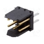 Conector cablu-placa, 6 pini, tata, AMPHENOL - 76385-303LF
