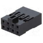 Conector cablu-placa, 8 pini, mama, AMPHENOL - 69176-008LF