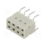 Conector cablu-placa, 8 pini, mama, AMPHENOL - 71991-804HLF Conector cablu-placa, 8 pini, mama, AMPHENOL - 71991-804HLF