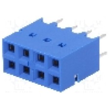 Conector cablu-placa, 8 pini, mama, AMPHENOL - 87606-804LF