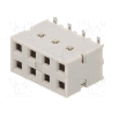 Conector cablu-placa, 8 pini, mama, AMPHENOL - 89898-304ALF