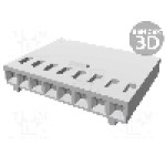 Conector cablu-placa, 8 pini, mama, TE Connectivity - 102241-6