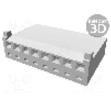 Conector cablu-placa, 8 pini, mama, TE Connectivity - 1375820-8