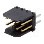 Conector cablu-placa, 8 pini, tata, AMPHENOL - 76385-304LF