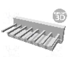 Conector cablu-placa, 8 pini, tata, TE Connectivity - 640454-8