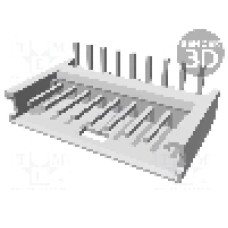 Conector cablu-placa, 9 pini, tata, TE Connectivity - 280511-1