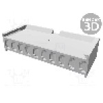 Conector pas semnal, 10 pini, pas pini 3.96mm, mama, TE Connectivity - 280594
