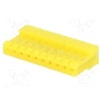 Conector pas semnal, 10 pini, pas pini 3.96mm, mama, TE Connectivity - 4-640427-0