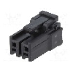 Conector pas semnal, 2 pini, pas pini 3.96mm, mama, HIROSE - DF63-2S-3.96C