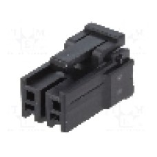 Conector pas semnal, 2 pini, pas pini 3.96mm, mama, HIROSE - DF63-2S-3.96C