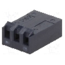 Conector pas semnal, 3 pini, pas pini 3.96mm, mama, MOLEX - 9930300
