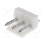 Conector pas semnal, 3 pini, pas pini 3.96mm, tata, JST - B3P-VH (LF)(SN)
