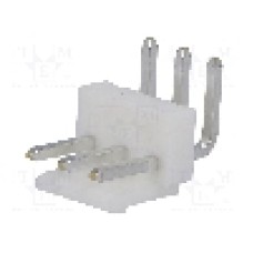 Conector pas semnal, 3 pini, pas pini 3.96mm, tata, JST - B3PS-VH (LF)(SN)