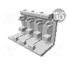 Conector pas semnal, 4 pini, pas pini 3.96mm, {{Subtip conector}}, TE Connectivity - 643067-4