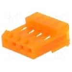 Conector pas semnal, 4 pini, pas pini 3.96mm, mama, TE Connectivity - 3-640426-4