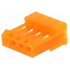 Conector pas semnal, 4 pini, pas pini 3.96mm, mama, TE Connectivity - 3-640426-4
