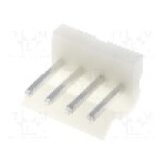 Conector pas semnal, 4 pini, pas pini 3.96mm, tata, ADAM TECH - LHB-04-SA1