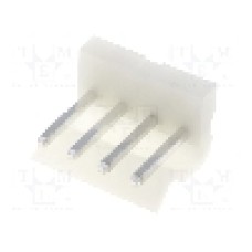 Conector pas semnal, 4 pini, pas pini 3.96mm, tata, ADAM TECH - LHB-04-SA1